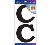 stickosticko Basic Noir Monogramme Stickers-c, d'autres, Multicolore