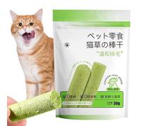 Sticks D' De Chat - Tiles DE Chew NATURELS | Aide Dentaire De Chaton Intérieur, Respiration Fraîche, Booster en Appétit, Contrôle des Boules De Poils, Friandises De Chat Biologique pour Les Soins