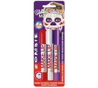 PLAYCOLOR - MAKE UP 3 pcs ZOMBIE - Stick de maquillage sans parabènes