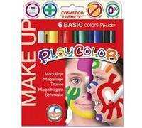 Sticks de Maquillage Sans Parabènes 10g - Playcolor Make Up Basic Pocket - 6 Couleurs Assorties - 01001 Assortiments G