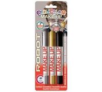 Sticks de Maquillage Sans Parabènes - Make Up - Thème Robot - 3 pcs - Playcolor - 01043 Robot