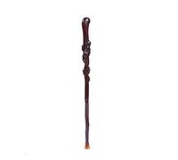 Sticks de Marche en Bois Canne, béquilles âgées, bâton de Marche en Bois Massif, Marcheur, poignée Ronde Noire et ébène 89 cm de Long Disponible si nécessaire tronqué par Vous-même Aide à la mobilité