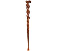 Sticks de Marche en Bois Stick Stick Classical Hand-scarned Wood Peach Crutchs/Sticks Walking Cadeaux âgés, Aide à la mobilité en Bois de Poire pour Les Personnes âgées, Les Personnes âgées et Le