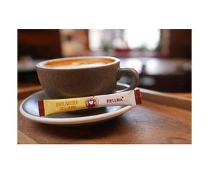 Sticks de mousse à café, dans un présentoir en carton