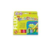 Sticks de Peinture Gouache Solide 10g - Fluo One - 6 couleurs assorties - 10431