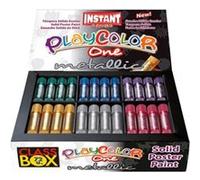Sticks de peinture gouache solide 10g - METALLIC ONE CLASS BOX - 72 couleurs assorties Assortiments