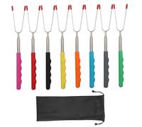 Sticks Toasting Sticks Télescoping Barbecue Forks for Hotdog Hot Dog Feu BBQ SMORES TERRES POUR CAMPFIRE 8PCS