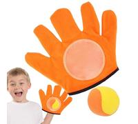 Sticky Ball Catch Game Glove - Game de Balle créatif avec Gants de Lancement Collant et balles colorées, divertissant Le Jouet Enfant Parents | Sport Fun for Inside Garden Holidays