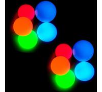 Sticky Balls for Ceiling & Wall, Glow in The Dark,Stress Balls for Kids and Adults (10-Pack)