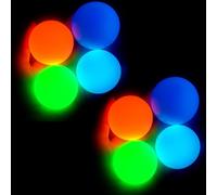 Sticky Balls for Ceiling & Wall, Glow in The Dark,Stress Balls for Kids and Adults (8-Pack)