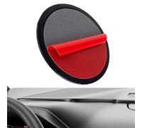Sticky Dashboard Pad Mounting Disk - 80mm Adhesive Suction Cup Plate | Phone Holder Dashboard Disc with Strong Adhesive | Universal Heat-Resistant Car Mount Replacement Accessories for GPS, Sat , D