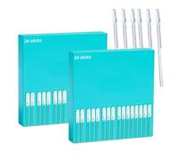 Sticky Ear Cleaning Stick, Reusable Ear Wax Removal Tools with Soft Head for All Ages (Small,48 Sticks)