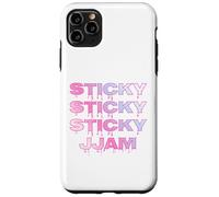 Sticky Jam Jammy Jam Dripping Jammy Jam Rose & Bleu Coquette Coque pour iPhone 11 Pro Max