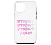 Sticky Jam Jammy Jam Dripping Jammy Jam Rose & Bleu Coquette Coque pour iPhone 12/12 Pro