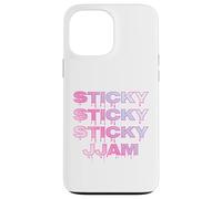 Sticky Jam Jammy Jam Dripping Jammy Jam Rose & Bleu Coquette Coque pour iPhone 13 Pro Max