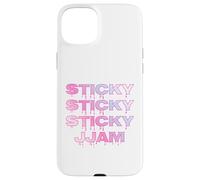 Sticky Jam Jammy Jam Dripping Jammy Jam Rose & Bleu Coquette Coque pour iPhone 15 Plus