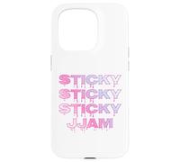 Sticky Jam Jammy Jam Dripping Jammy Jam Rose & Bleu Coquette Coque pour iPhone 15 Pro