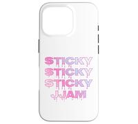 Sticky Jam Jammy Jam Dripping Jammy Jam Rose & Bleu Coquette Coque pour iPhone 16 Pro