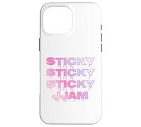 Sticky Jam Jammy Jam Dripping Jammy Jam Rose & Bleu Coquette Coque pour iPhone 16 Pro Max