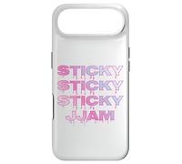 Sticky Jam Jammy Jam Dripping Jammy Jam Rose & Bleu Coquette Coque pour iPhone Air
