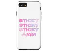 Sticky Jam Jammy Jam Dripping Jammy Jam Rose & Bleu Coquette Coque pour iPhone SE (2020) / 7 / 8