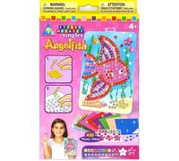 Sticky Mosaïques Mosaique, Image Enfants Créatif Bastelset Poisson Ange Empereur