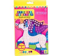 Sticky Mosaïques Mosaique, Image Enfants Créatif Set de Bricolage Kit Licorne