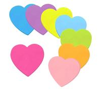 Sticky Note Pads - Self-Stick Easy to Stick | 240 Sheets Aesthetic Note Pads | for Home Office School Classroom College Elementary Teachers Heart & Star Shaped Cute Memos with Strong Adhesion