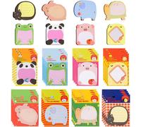 Sticky Notes,32pcs Notes Autocollantes Mignonnes,640 Feuilles Marque Page Adhesif En Forme D'animaux Pour Les Études,La Maison,Le Bureau,La Colocation Ou Les Cadeaux