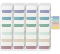 Sticky Notes,Adhesive Page Markers,Repositionable Index Tabs,Sticky Notes With Ruler Card For Document,File,Book,Note,With 1 Coloured Sticker