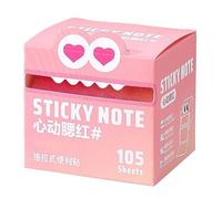 Sticky Notes, Clear Transparent Memo Pads, Pull-Out Colorful Roll Design, Writable Adhesive Sheets for Notebook Highlighting, School Reminders, offices Planning, Student Study, or Home Use