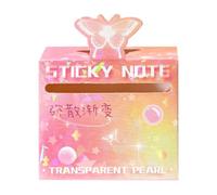 Sticky Notes - Pull-Out Aesthetic Translucent Office School Notepad | Sticky Pads for Office Home School Teacher Birthday Work Classroom College Coworkers Study