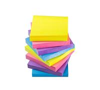 Sticky Notes Self-Stick Notes - 12 blocs/Lot de 100 feuilles/bloc - 3 en X 7,6 cm - Adhésif Notes - Assortis, 3x3 Inches Extreme