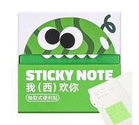 Sticky Notes - Sticky Note Holder | 80 Sheets Funny Pull-Out