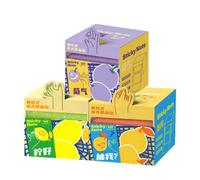 Sticky Notes - Transparent Pull Out Fruit Index Tabs Memo Paper Set