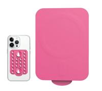 Sticky Phone Grip, Magnetic Suction Cup Silicone Holder for Mobile Devices, Reusable Flexible Mount Vlogging Recording Filming Bathroom Mirror Door Wall Window Travel Outdoor Car and On-the-Go Hands