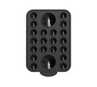 Sticky Phone Grip, Silicone Mount Holder, 3.5x2.36 inches Magnetic Suction Base Flexible Reusable Design, Mobile Adhesive Stand for Wall, Window, Mirror, Travel, Bathroom Use