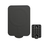 Sticky Phone Grip, Silicone Mount Holder, 3.5x2.36x0.28 inches, Magnetic Suction Cup Stand, Flexible Hands-Free Support, Compact Recording Accessory, for Door Wall Mirror Window Travel Outdoor