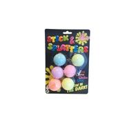 Sticky Stretch Globbles Balls Glow in the Dark, 6pcs 24391
