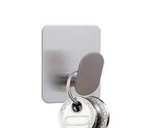 Sticky Wall Hooks - No Drill Damage Free Organizer for Home Use | Waterproof Rust Resistant Metal with Strong Backing Grip, Stainless Steel Adhesive Hangers, Multi Purpose Hook for Bathroom Entryway