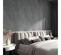 Stickyart Gris Papier Peint Effet Beton Industriel Épais Amovible 60cm X 400cm Papier Adhésif Pour Meuble Mat Gris Rouleau Adhésif Imperméable Vinyle Film Autocollant Meuble de Cuisine Plan de Travail