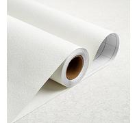 Stickyart Papier Adhésif Pour Meuble Effet Béton Blanc Texturé 30cmX400cm Moderne Look Industriel Pour Salon Chambre ÀCoucher Cuisine Imperméable Vinyle Rouleau Adhesif Stickers Pour Tiroir Armoire