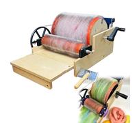 STIDEsknautic Cardeuse à Tambour Professionnelle pour Laine | Machine à Carder Haute Qualité | pour Peignage Mélange et Filage de Fibres Textiles | Parfaite pour Fileurs et Artistes de la Fibre 24cm