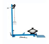 STIDEsknautic Extracteur de Bosses pour la réparation Automobile,Outils De Réparation Débosselage De Carrosserie Automobile,Hauteur Réglable 10-92cm,Enrouleur à 8 Griffes,Traction Max 600KG