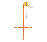 STIDEsknautic Outil de Levage pour Installation de climatisation, Grue de Levage pour climatiseur,Palan Manuel pour Montage,Treuil Manuel pour Grue extérieure,Capacité de Levage : 150 kg 10M