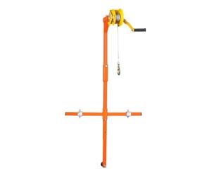 STIDEsknautic Outil de Levage pour Installation de climatisation, Grue de Levage pour climatiseur,Palan Manuel pour Montage,Treuil Manuel pour Grue extérieure,Capacité de Levage : 150 kg 20M