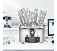 STIDEsknautic Séchoir électrique pour verrerie de Laboratoire, unité de séchage en Acier Inoxydable, séchage Rapide et Uniforme à air Chaud, durée de séchage : 8 à 10 Minutes 20hole