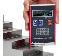 STIDEsknautic Testeur de rugosité de Surface,Rugosimètre Portable 0,01 μm, rugosimètre numérique,4 paramètres de Test : Ra/Rq 0,05 à 15 μm, Rz/RT 0,1 à 50 μm,pour mesures industrielles