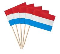 stidsds 100pcs Drapeau National Cure-Dent A (Luxembourg)