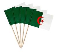 stidsds 100pcs Drapeau National Cure-Dent C (Algérie)